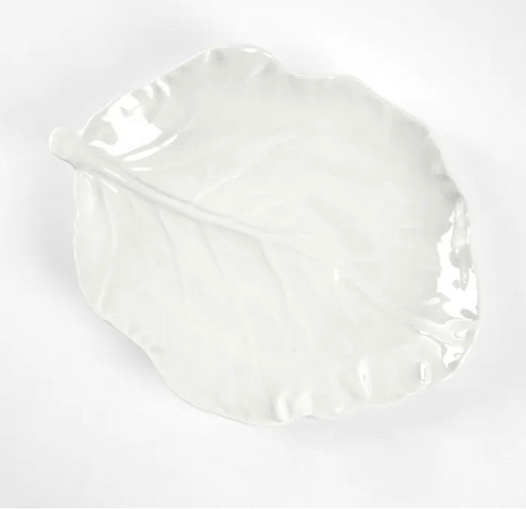 Melamine cabbage leaf platter L30cm