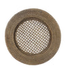 Underplate Rattan vintage brown